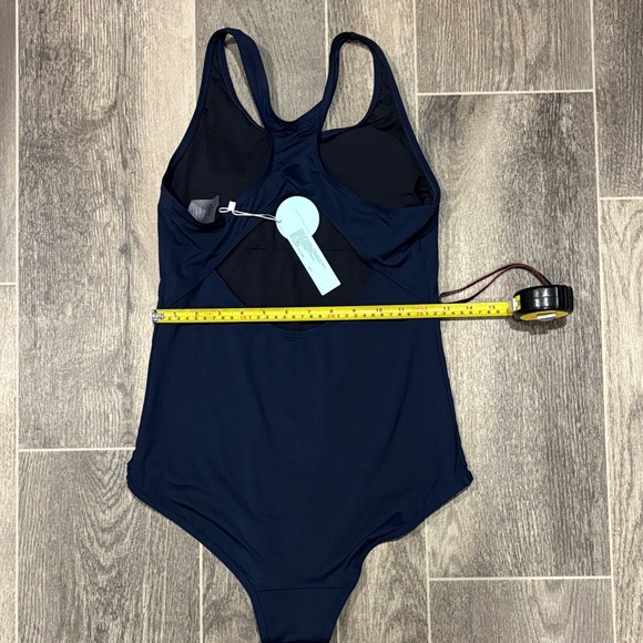 Classic Navy One-Piece Period Swimsuit - Picture 6 of 6